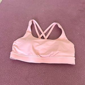 Lululemon Women’s Energy Bra, Medium Support, B-D Cups, Dew Pink, 6